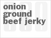 recipe for onion ground beef jerky