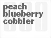 recipe for slow cooker peach blueberry cobbler