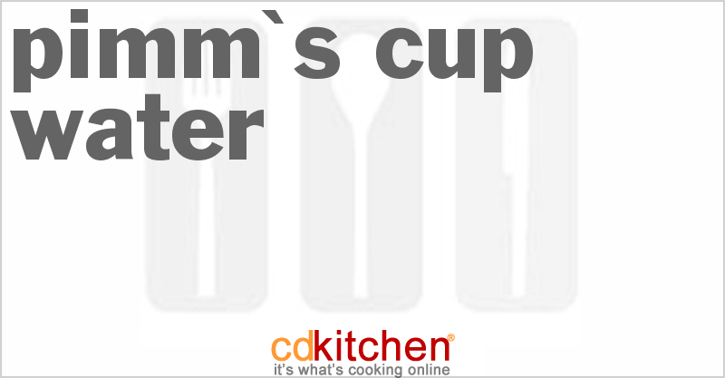 Pimm's Cup Water - CDKitchen.com