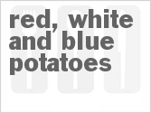 recipe for slow cooker red, white and blue potatoes