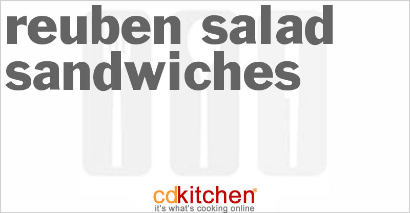 Reuben Salad Sandwiches - CDKitchen.com