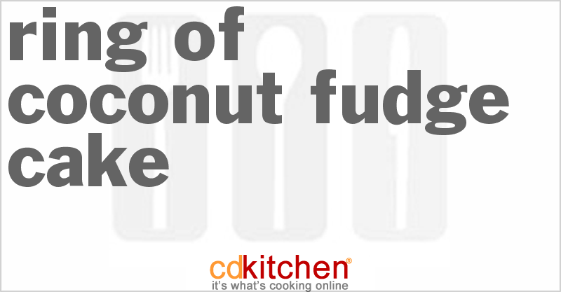 Ring-of-Coconut Fudge Cake - CDKitchen.com