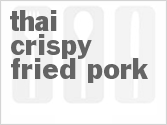 recipe for thai crispy fried pork