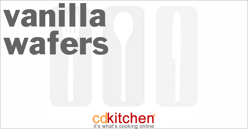 Vanilla Wafers - CDKitchen.com