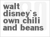 recipe for walt disney's own chili and beans