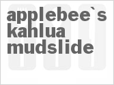 recipe for applebee's kahlua mudslide