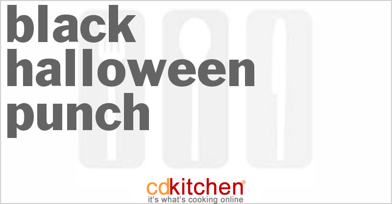 Black Halloween Punch - CDKitchen.com