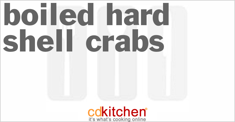 Boiled Hard-Shell Crabs - CDKitchen.com