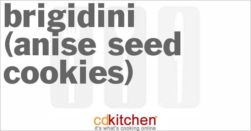 Brigidini (Anise Seed Cookies) - CDKitchen.com