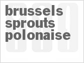 recipe for brussels sprouts polonaise
