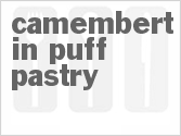 recipe for camembert in puff pastry