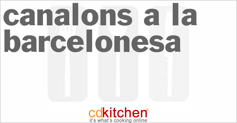 Canalons a la Barcelonesa - CDKitchen.com