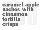 recipe for slow cooker caramel apple nachos with cinnamon tortilla crisps