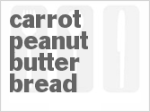 recipe for carrot peanut butter bread