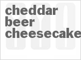 recipe for cheddar beer cheesecake