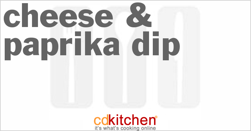 Cheese & Paprika Dip - CDKitchen.com