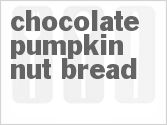 recipe for chocolate pumpkin nut bread