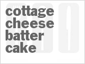 recipe for cottage cheese batter cake