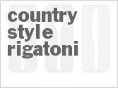 recipe for country-style rigatoni