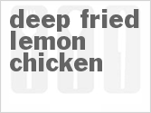 recipe for deep fried lemon chicken