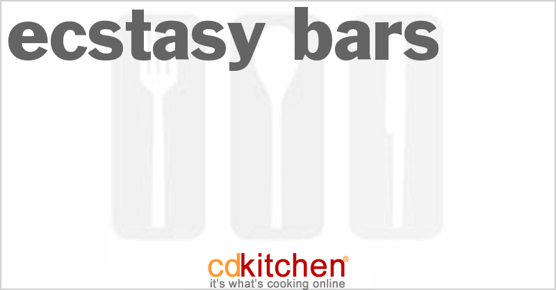 Ecstasy Bars - CDKitchen.com