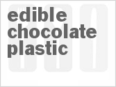 recipe for edible chocolate plastic