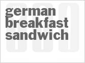 recipe for german breakfast sandwich