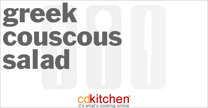 Greek Couscous Salad - CDKitchen.com