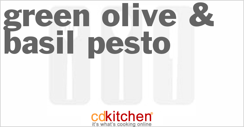 Green Olive And Basil Pesto - CDKitchen.com