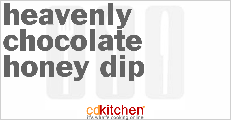 Heavenly Chocolate Honey Dip - CDKitchen.com