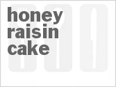 recipe for honey raisin cake