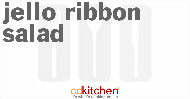Jello Ribbon Salad - CDKitchen.com