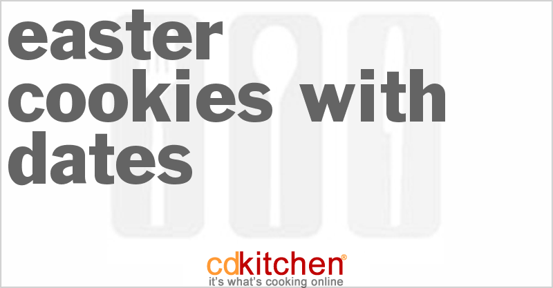 Kaak Bi Ajwa (Easter Cookies With Dates) - CDKitchen.com