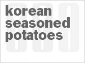 recipe for korean seasoned potatoes