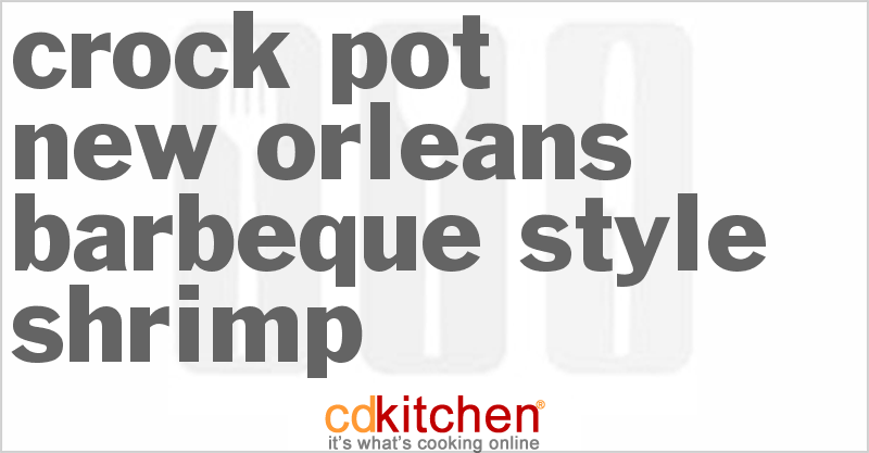 New Orleans Barbecue Style Shrimp - CDKitchen.com