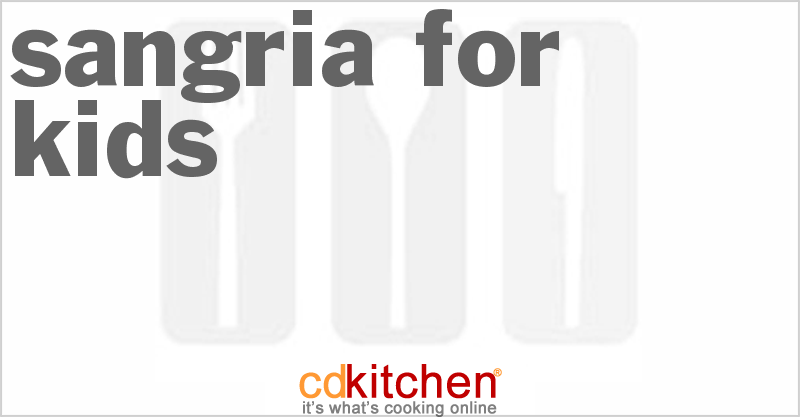 Sangria For Kids - CDKitchen.com