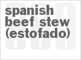 recipe for spanish beef stew (estofado)