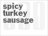 recipe for spicy turkey sausage