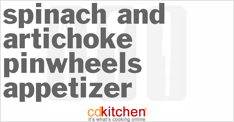 Spinach And Artichoke Pinwheels Appetizer - CDKitchen.com