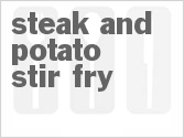 recipe for steak and potato stir-fry