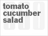 recipe for tomato-cucumber salad