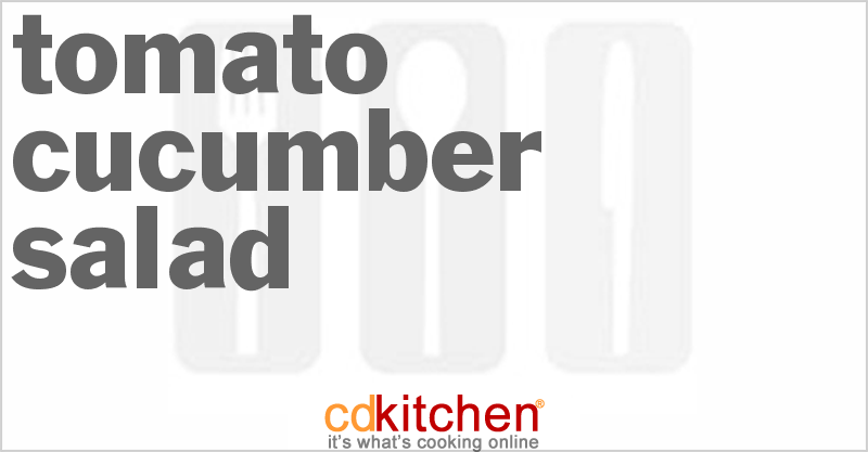 Tomato-Cucumber Salad - CDKitchen.com