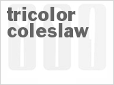 recipe for tricolor coleslaw