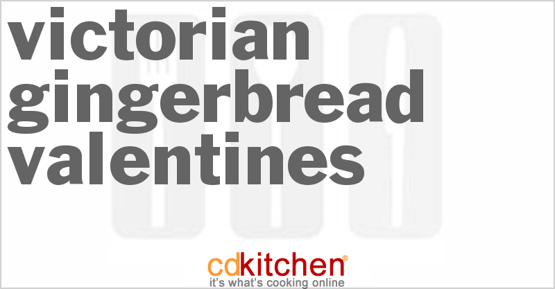 Victorian Gingerbread Valentines - CDKitchen.com