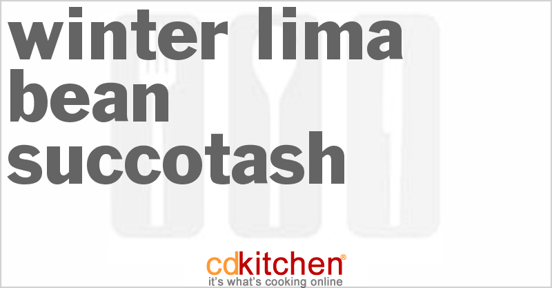 Winter Lima Bean Succotash - CDKitchen.com