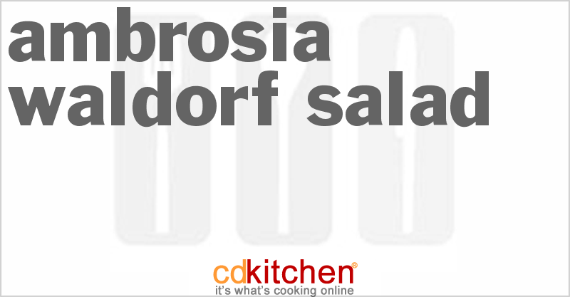 Ambrosia Waldorf Salad - CDKitchen.com