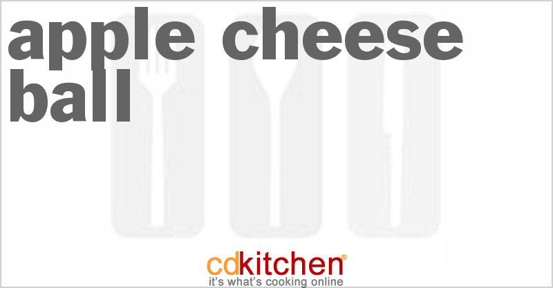 Apple Cheese Ball - CDKitchen.com