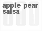 recipe for apple pear salsa
