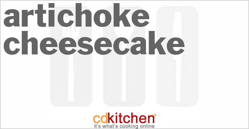 Artichoke Cheesecake - CDKitchen.com