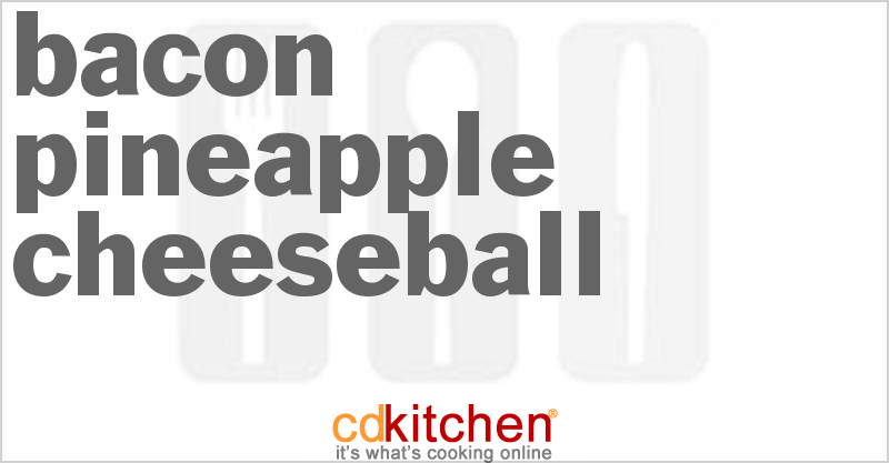 Bacon Pineapple Cheeseball - CDKitchen.com